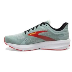BROOKS Men's Launch 9 Running Shoe- Blue Surf/Black/Cherry Tomato- Regular (D) 11 BROOKS Men's Launch 9 Running Shoe- Blue Surf/Black/Cherry Tomato- Regular (D) -Shoe Sale Shop 110386 413 M Launch 9