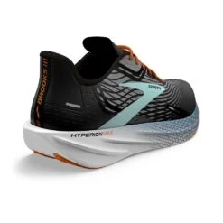 BROOKS Men's Hyperion Max Running Shoe- Black/Grey/Orange Clown Fish - Regular (D) -Shoe Sale Shop 110390 019 H Hyperion Max