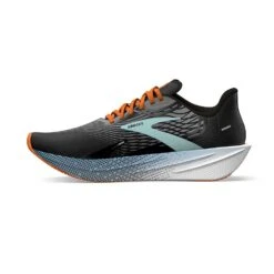 BROOKS Men's Hyperion Max Running Shoe- Black/Grey/Orange Clown Fish - Regular (D) -Shoe Sale Shop 110390 019 M Hyperion Max