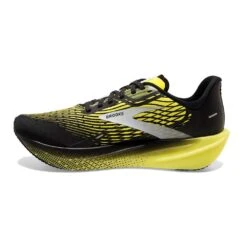 BROOKS Men's Hyperion Max Running Shoe- Black/Blazing Yellow/White- Regular (D) -Shoe Sale Shop 110390 078 M Hyperion Max