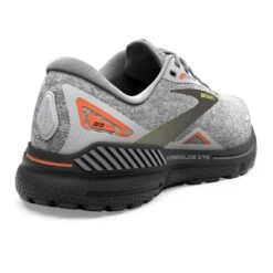BROOKS Adrenaline GTS 23 (D) - Oyster/Black/Red Orange -Shoe Sale Shop 110391 017 H Adrenaline GTS 23
