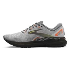 BROOKS Adrenaline GTS 23 (D) - Oyster/Black/Red Orange -Shoe Sale Shop 110391 017 M Adrenaline GTS 23