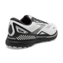 BROOKS Men's Adrenaline GTS 23 Running Shoe- Oyster/Ebony/Alloy- Regular (D) -Shoe Sale Shop 110391 065 H Adrenaline GTS 23