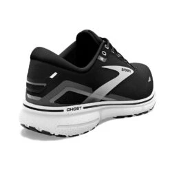 BROOKS Men's Ghost 15 Running Shoe- Black/Blackened Pearl/White- Regular (D) -Shoe Sale Shop 110393 012 H Ghost 15