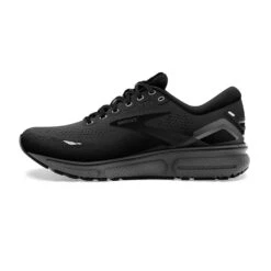 BROOKS Men's Ghost 15 Running Shoe - Black/Black/Ebony- Wide (2E) -Shoe Sale Shop 110393 020 M Ghost 15