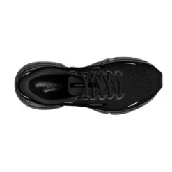 BROOKS Men's Ghost 15 Running Shoe - Black/Black/Ebony- Wide (2E) -Shoe Sale Shop 110393 020 O Ghost 15