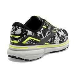 BROOKS Men's Ghost 15 Camo Running Shoe - Black/Ebony/Nightlife - Regular (D) -Shoe Sale Shop 110393 029 H Ghost 15