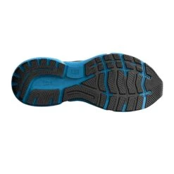 BROOKS Men's Ghost 15 Running Shoe- Black/Blackened Pearl/Blue- Regular (D) -Shoe Sale Shop 110393 056 S Ghost 15