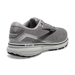 BROOKS Men's Ghost 15 Running Shoe - Alloy/Oyster/Black- Narrow (B) -Shoe Sale Shop 110393 098 H Ghost 15 1a63b65f e954 4f74 9d28 b10828d9b2b6