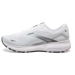 BROOKS Men's Ghost 15 Running Shoe- White/Black/Flame 13 BROOKS Men's Ghost 15 Running Shoe- White/Black/Flame -Shoe Sale Shop 110393 184 M Ghost 15
