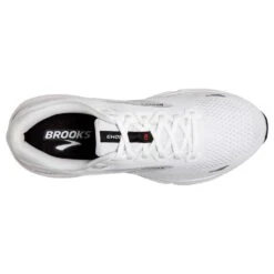 BROOKS Men's Ghost 15 Running Shoe- White/Black/Flame 14 BROOKS Men's Ghost 15 Running Shoe- White/Black/Flame -Shoe Sale Shop 110393 184 O Ghost 15