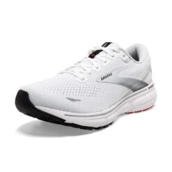BROOKS Men's Ghost 15 Running Shoe- White/Black/Flame 11 BROOKS Men's Ghost 15 Running Shoe- White/Black/Flame -Shoe Sale Shop 110393 184 Z Ghost 15