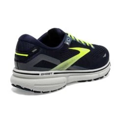 BROOKS Men's Ghost 15 Running Shoe - Peacoat/Nightlife/Grey -Shoe Sale Shop 110393 429 H Ghost 15