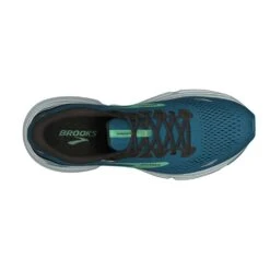 BROOKS Men's Ghost 15 Running Shoe - Moroccan Blue/Black/Spring Bud - Regular (D) -Shoe Sale Shop 110393 462 O Ghost 15