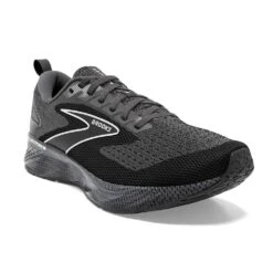 BROOKS Men's Levitate 6 Running Shoe- Blackened Pearl/Ebony/White- Regular (D) -Shoe Sale Shop 110395 088 A Levitate 6