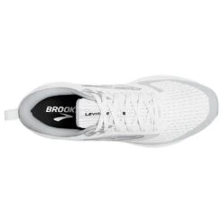 BROOKS Men's Levitate 6 Running Shoe - Bright White/Oyster Mushroom- Regular (D) -Shoe Sale Shop 110395 126 O Levitate 6