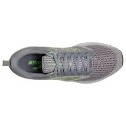 BROOKS Men's Levitate 6 Running Shoe- Primer Grey/Neon Green- Regular (D) -Shoe Sale Shop 110395 312 O Levitate 6