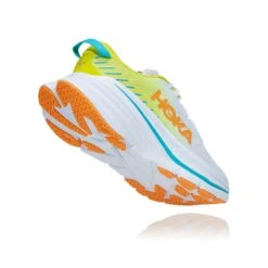 Hoka Men's Bondi X Running Shoe - White/Evening Primrose - Regular (D) -Shoe Sale Shop 1113512 WEPR 3 1