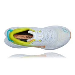 Hoka Men's Bondi X Running Shoe - White/Evening Primrose - Regular (D) -Shoe Sale Shop 1113512 WEPR 5 1