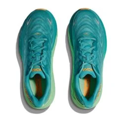 Hoka Men's Arahi 6 Running Shoe - Ocean Mist/Lime Glow - Regular (D) -Shoe Sale Shop 1123194 OMLG 2