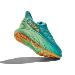 Hoka Men's Arahi 6 Running Shoe - Ocean Mist/Lime Glow - Regular (D) -Shoe Sale Shop 1123194 OMLG 4