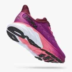 Hoka Women's Arahi 6 Running Shoe - Grape Wine/Beautyberry- Regular (B) -Shoe Sale Shop 1123195 GWBY 3