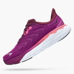 Hoka Women's Arahi 6 Running Shoe - Grape Wine/Beautyberry- Regular (B) -Shoe Sale Shop 1123195 GWBY 4