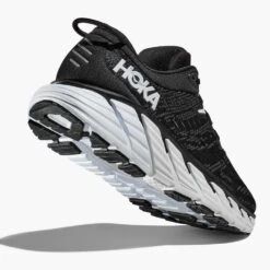 Hoka Women's Gaviota 4 Running Shoe - Black/White - Wide (D) -Shoe Sale Shop 1123199 BWHT 4 da580a41 b910 42b9 a145 b9d15e675f26