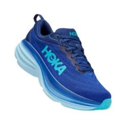 Hoka Men's Bondi 8 Running Shoe - Bellwether Blue/Bluing - Regular (D) -Shoe Sale Shop 1123202 BBBG 1