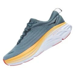 Hoka Men's Bondi 8 Running Shoes- Goblin Blue/Mountain Spring- Wide (2E) -Shoe Sale Shop 1123202 GBMS 4 266f8c61 dec2 411e a891 f3faadd41515