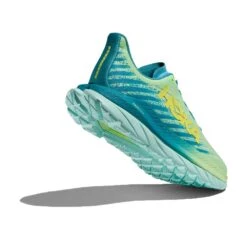 Hoka Men's Mach 5 Running Shoe - Lime Glow/Ocean Mist - Regular (D) -Shoe Sale Shop 1127893 LGOM 4