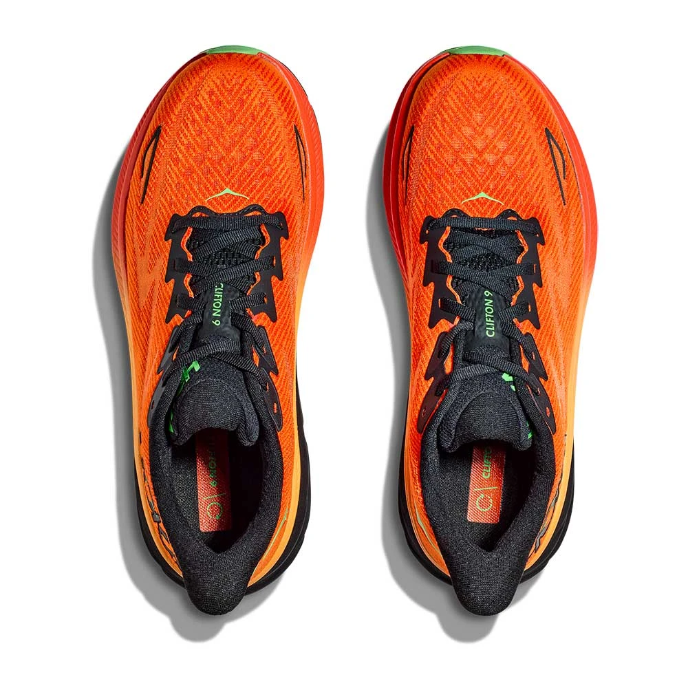 Hoka Men's Clifton 9 Running Shoe- Flame/Vibrant Orange - Regular (D) 7 Hoka Men's Clifton 9 Running Shoe- Flame/Vibrant Orange - Regular (D) - Image 5