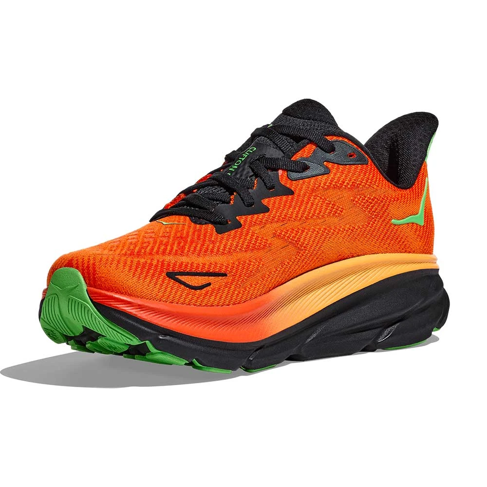 Hoka Men's Clifton 9 Running Shoe- Flame/Vibrant Orange - Regular (D) 6 Hoka Men's Clifton 9 Running Shoe- Flame/Vibrant Orange - Regular (D) - Image 4