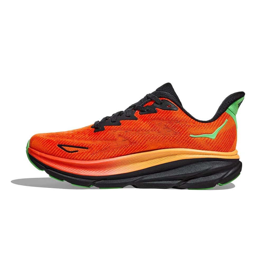 Hoka Men's Clifton 9 Running Shoe- Flame/Vibrant Orange - Regular (D) 5 Hoka Men's Clifton 9 Running Shoe- Flame/Vibrant Orange - Regular (D) - Image 3