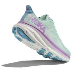 Hoka Women's Clifton 9 Running Shoe - Sunlit Ocean/Lilac Mist - Regular (B) -Shoe Sale Shop 1127896 SOLM 4