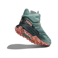 Hoka Women's Speedgoat 5 Mid GTX Trail Running Shoe - Agave/Spruce - Regular (B) -Shoe Sale Shop 1127919 ASPR 4