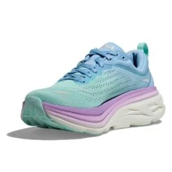 Hoka Women's Bondi 8 Running Shoe - Airy Blue/Sunlit Ocean - Wide (D) -Shoe Sale Shop 1127952 ABSO 3 4711d807 9e4d 42c6 835b e647f4bd64ba