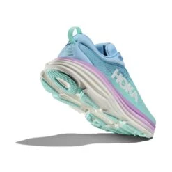 Hoka Women's Bondi 8 Running Shoe - Airy Blue/Sunlit Ocean - Regular (B) -Shoe Sale Shop 1127952 ABSO 4
