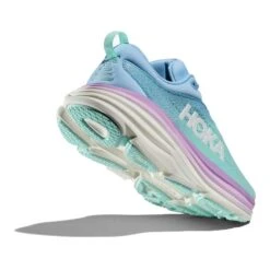 Hoka Women's Bondi 8 Running Shoe - Airy Blue/Sunlit Ocean - Wide (D) -Shoe Sale Shop 1127952 ABSO 4 e1234720 820e 4f2c b8d4 92ef29e48f92