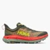 Hoka Men's Mafate Speed 4 Trail Shoe - Thyme/Fiesta- Regular (D) -Shoe Sale Shop 1129930 TFST 7