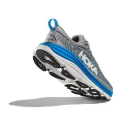 Hoka Men's Gaviota 5 Running Shoe - Limestone/Diva Blue - Wide (2E) -Shoe Sale Shop 1134234 LDVB 4