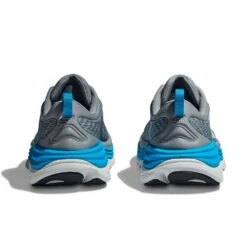 Hoka Men's Gaviota 5 Running Shoe - Limestone/Diva Blue - Wide (2E) -Shoe Sale Shop 1134234 LDVB 5