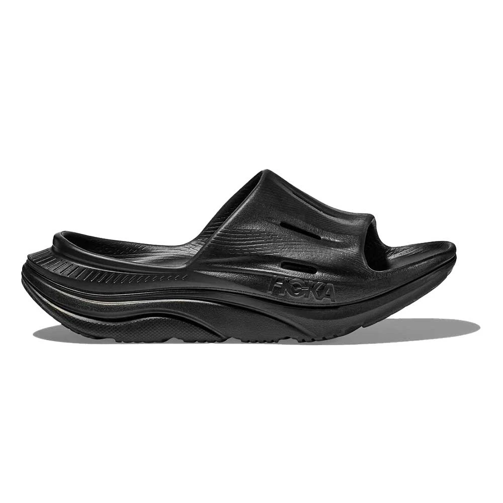 Hoka Unisex Ora Recovery Slide 3 - Black/Black 3 Hoka Unisex Ora Recovery Slide 3 - Black/Black