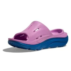 Hoka Unisex Ora Recovery Slide 3 - Cyclamen/Coastal Sky -Shoe Sale Shop 1135061 CCSK 3