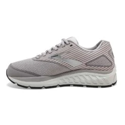 BROOKS Women's Addiction Walker Suede Walking Shoe - Alloy/Oyster/Peach- Regular (B) -Shoe Sale Shop 120308 007 M Addiction Walker Suede