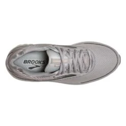 BROOKS Women's Addiction Walker Suede Walking Shoe - Alloy/Oyster/Peach- Regular (B) -Shoe Sale Shop 120308 007 O Addiction Walker Suede