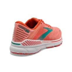 BROOKS Women's Adrenaline GTS 22 Running Shoe- Coral/Latigo Bay/White- Regular (B) -Shoe Sale Shop 120353 680 H Adrenaline GTS 22