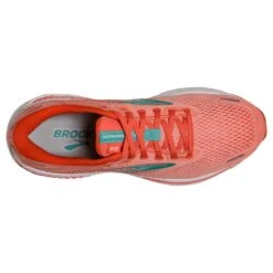 BROOKS Women's Adrenaline GTS 22 Running Shoe- Coral/Latigo Bay/White- Regular (B) -Shoe Sale Shop 120353 680 O Adrenaline GTS 22