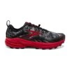 BROOKS Women's Cascadia 16 Trail Shoe - Black/Grey/Red- Regular (B) -Shoe Sale Shop 120363 008 L Cascadia 16
