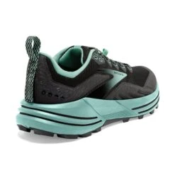 BROOKS Women's Cascadia 16 Trail Running Shoes - Black/Ebony/Yucca - Regular (B) -Shoe Sale Shop 120363 049 H Cascadia 16
